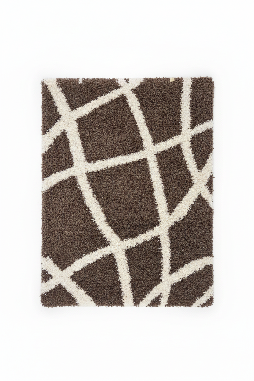 Brown Shaggy Rug