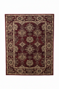 Burgundy Persian Medallion Rug