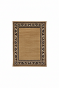 Golden Brown Border Rug