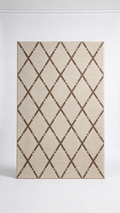 Navy Persian Floral Scroll Rug — 160x230cm