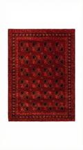 Teal Blue Persian Medallion Rug — 160x230cm