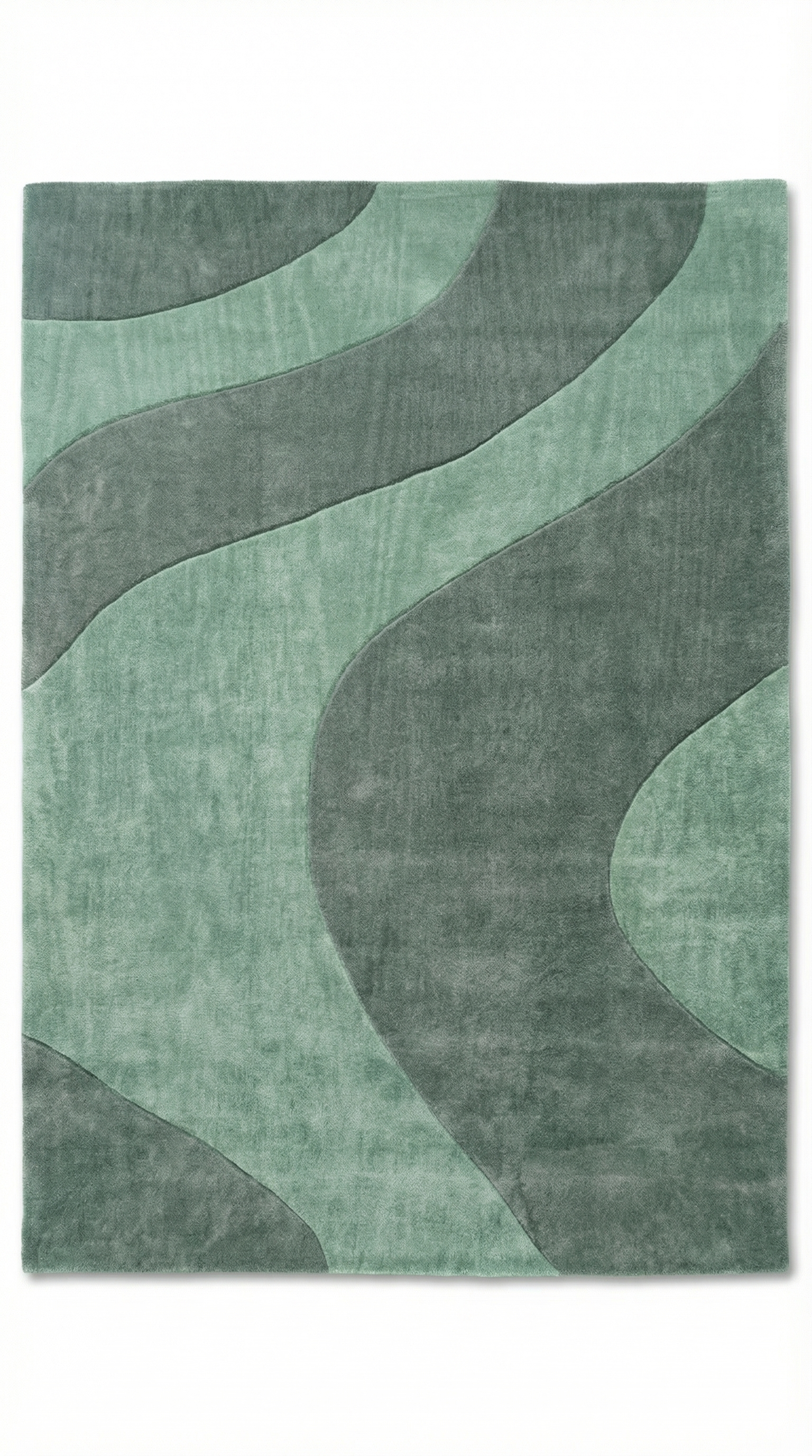Solid Silver Grey Shaggy Rug — 160x230cm