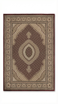 Sage Green & Cream Persian Medallion Rug — 160x230 cm