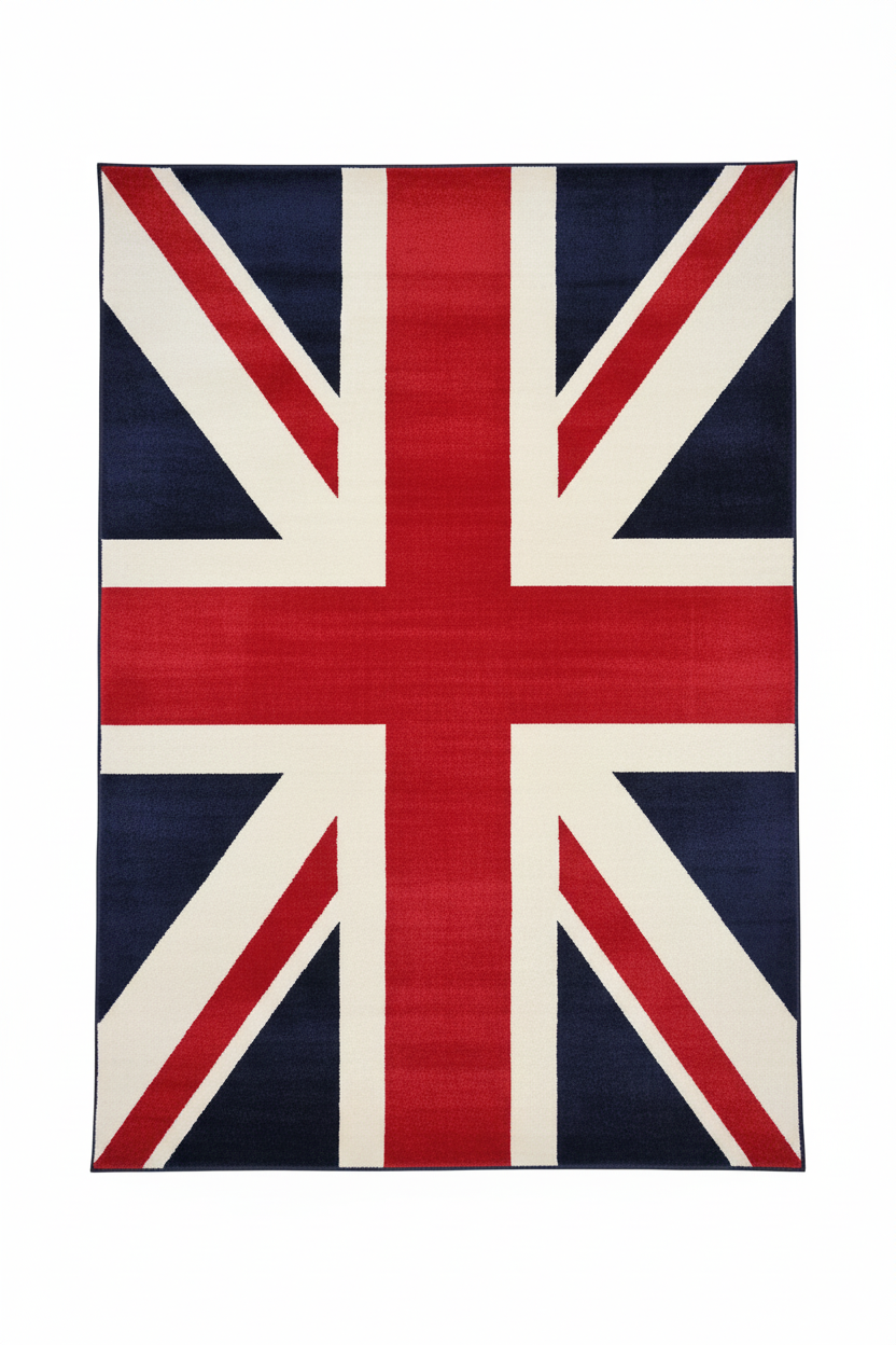 Union Jack Rug - No Rod