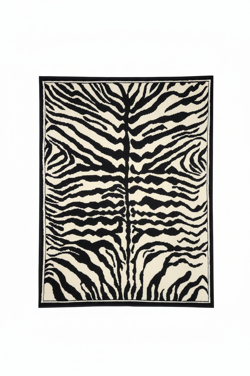 Zebra Print Rug